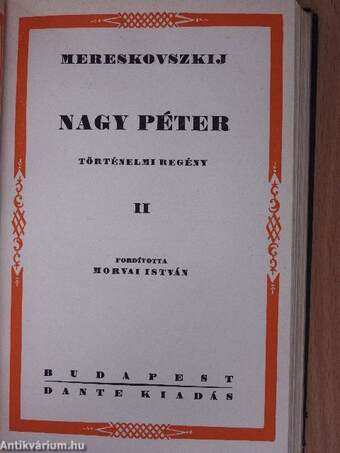 Nagy Péter I-II.