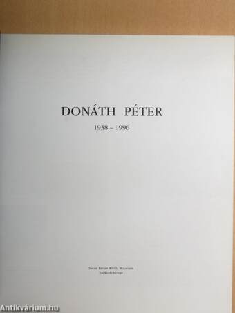 Donáth Péter 1938-1996
