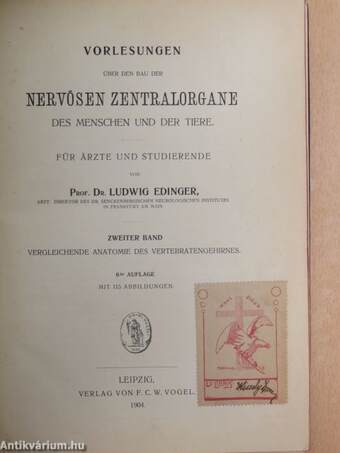 Vorlesungen über den Bau der Nervösen Zentralorgane des Menschen und der Tiere 2.