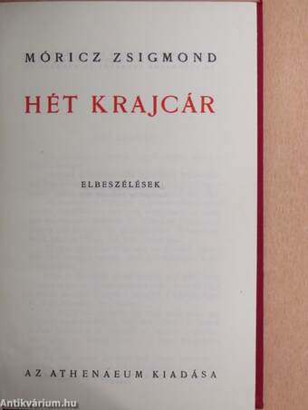 "20 kötet a Móricz Zsigmond művei sorozatból (nem teljes sorozat)"