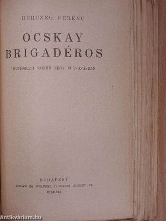 Herczeg Ferenc magyar történelmi drámái