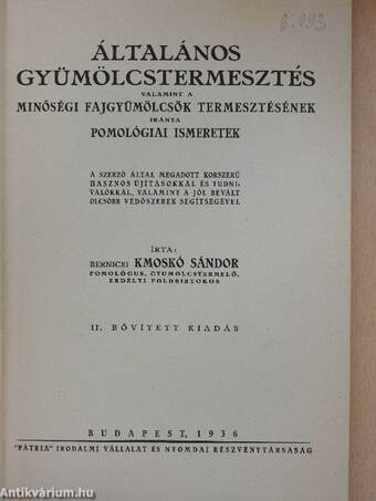 Általános gyümölcstermesztés