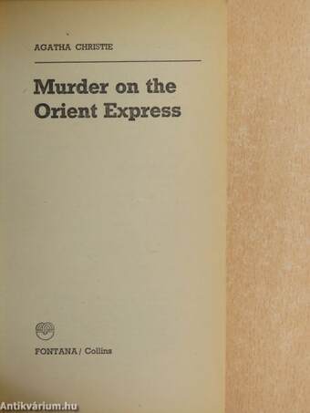 Murder on the Orient Express