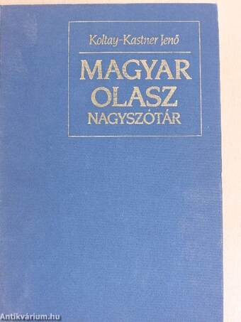 Magyar-olasz nagyszótár 1-2.