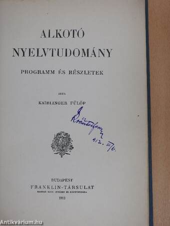 Alkotó nyelvtudomány