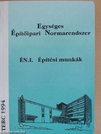 Egységes Építőipari Normarendszer I.