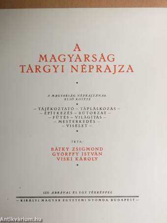 A magyarság néprajza I-IV.