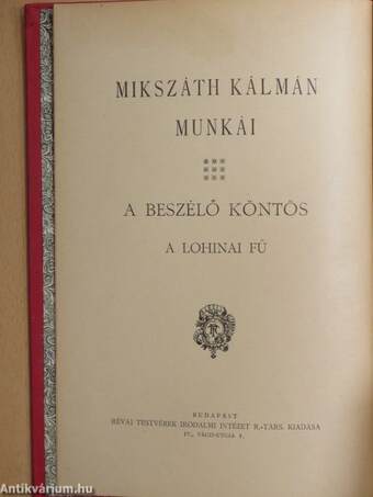 "20 kötet a Mikszáth Kálmán munkái sorozatból (nem teljes sorozat)"