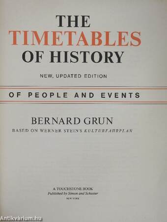 The Timetables of History