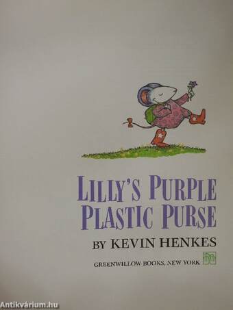 Lilly's purple plastic purse