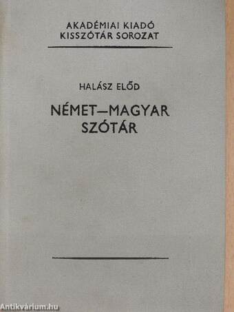 Német-magyar szótár
