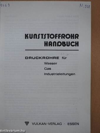 Kunststoffrohr Handbuch