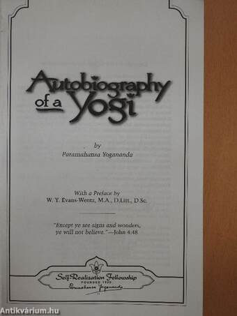 Autobiography of a Yogi