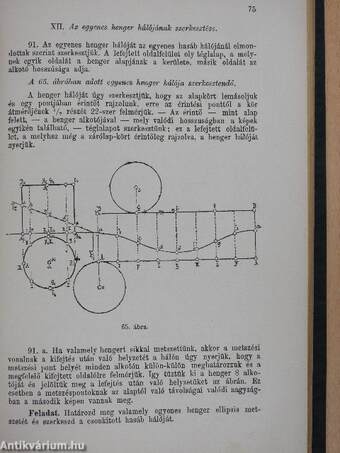 Ábrázoló mértan/Algebra