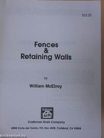 Fences & Retaining Walls