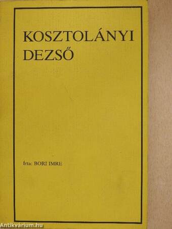 Kosztolányi Dezső