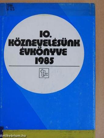 Köznevelésünk évkönyve 1985.