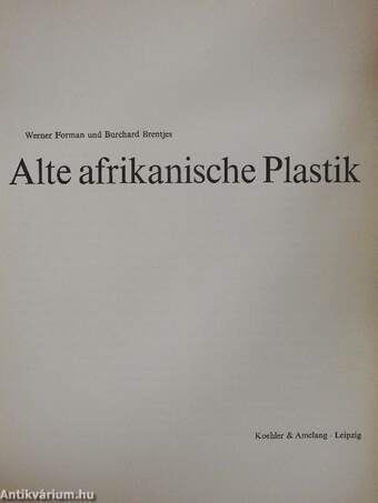 Alte afrikanische Plastik