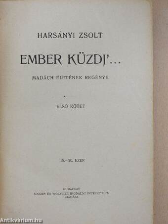 Ember küzdj'... I-III.