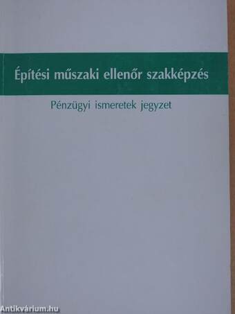 Építési műszaki ellenőr szakképzés