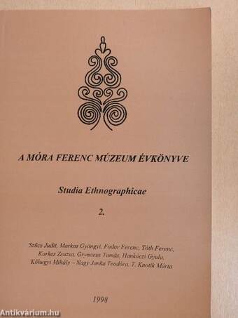 A Móra Ferenc Múzeum Évkönyve 1998-2.