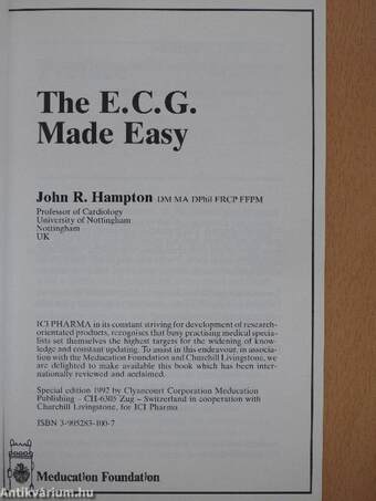 The E.C.G. Made Easy