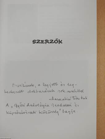 Győri antológia 2014 (dedikált példány)
