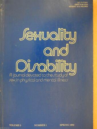 Sexuality and Disability Spring 1982 (dedikált példány)