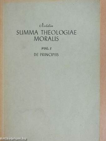 Summa Theologiae Moralis I.