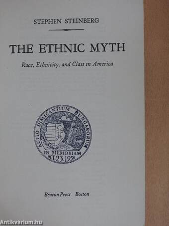 The Ethnic Myth