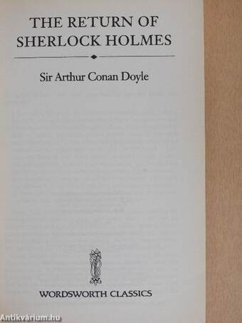 The Return of Sherlock Holmes