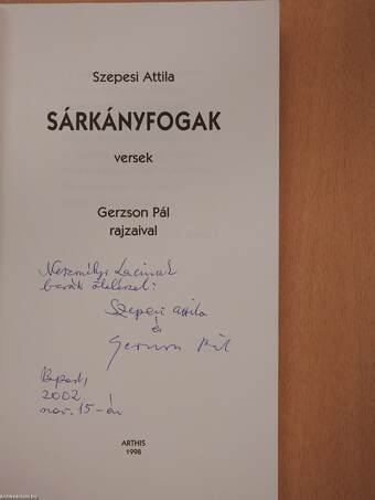 Sárkányfogak (dedikált példány)