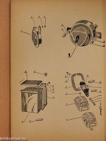Alkatrészlista (orosz nyelvű)