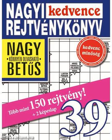 Nagyi Kedvence Rejtvénykönyv 39