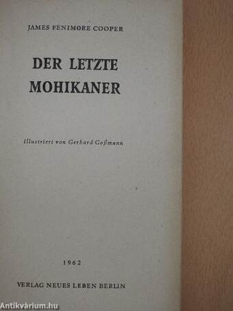 Der Letzte Mohikaner