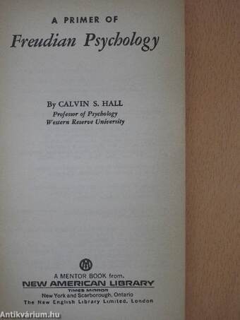 A Primer of Freudian Psychology