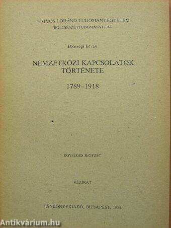 Nemzetközi kapcsolatok története 1789-1918