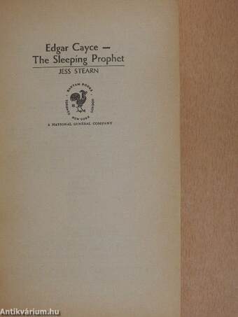 Edgar Cayce - The Sleeping Prophet