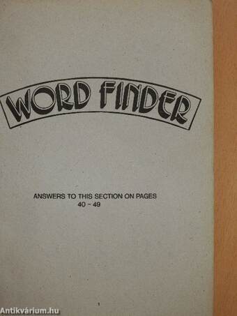 Word Finder