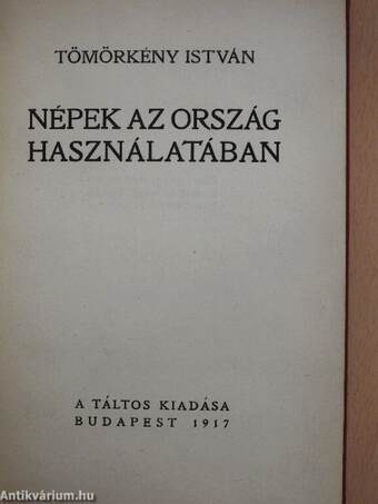 Népek az ország használatában