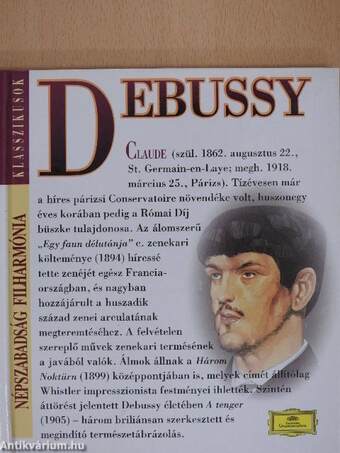 Debussy - CD-vel