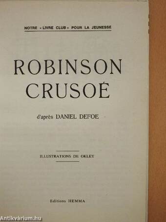 Robinson Crusoé