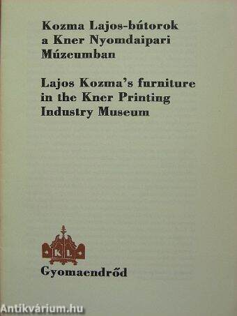 Kozma Lajos-bútorok a Kner Nyomdaipari Múzeumban