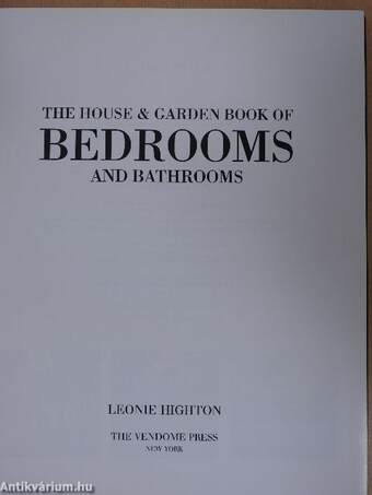 The House & Garden book of Bedrooms and Bathrooms