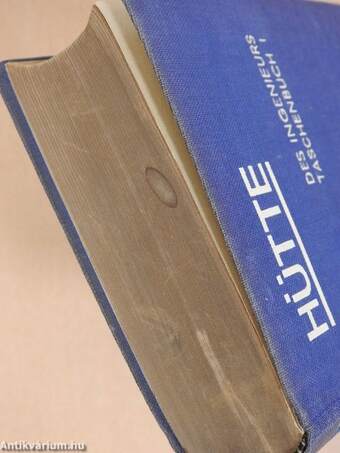Hütte - Des Ingenieurs Taschenbuch I. (töredék)