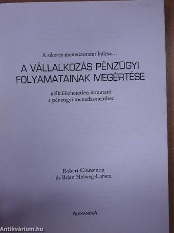 A vállalkozás pénzügyi folyamatainak megértése