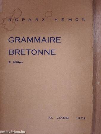 Grammaire Bretonne