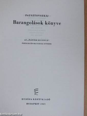 Barangolások könyve