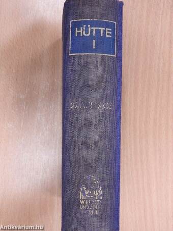 Hütte - Des Ingenieurs Taschenbuch I. (töredék)