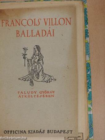 Francois Villon balladái Faludy György átköltésében